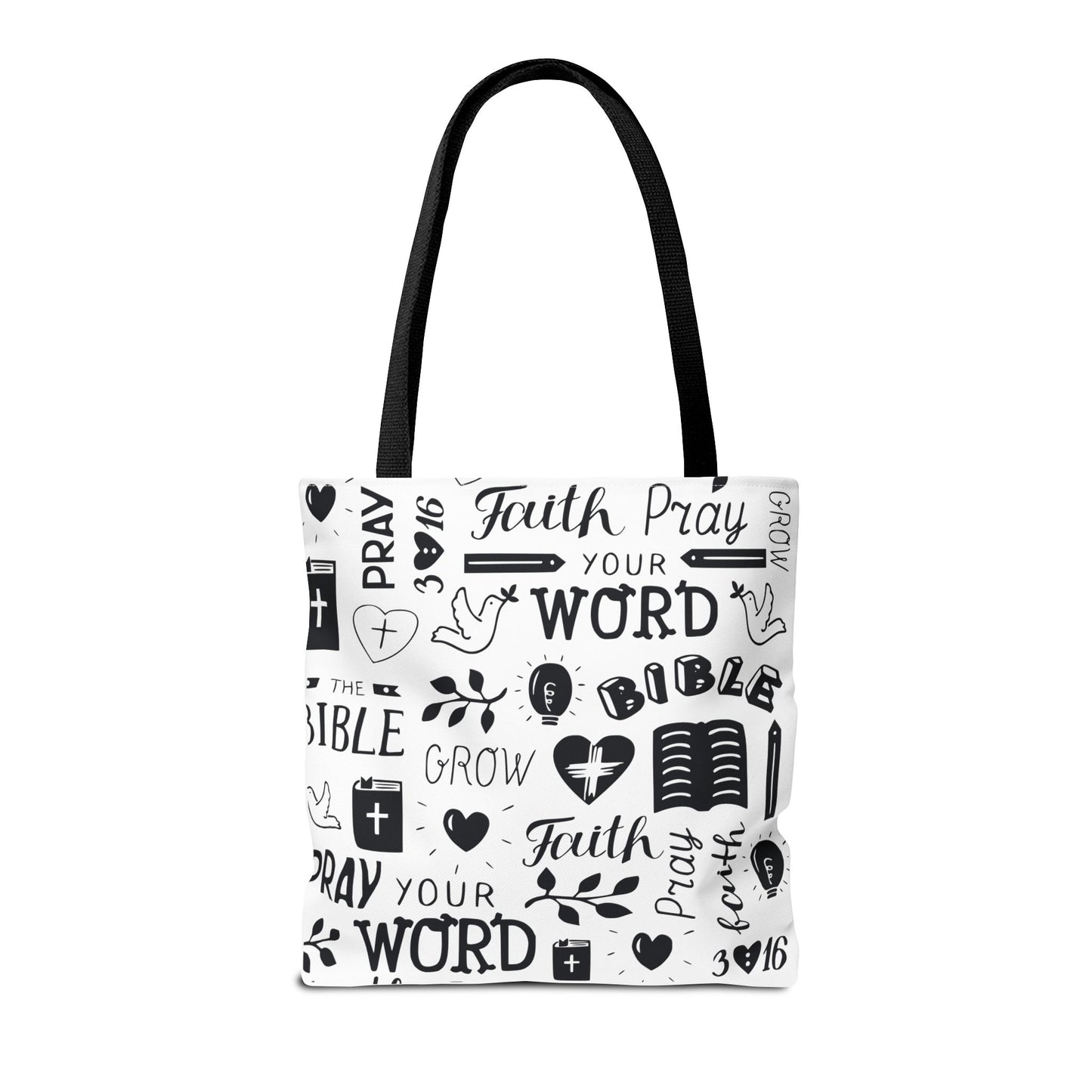 Inspirational Faith Tote Bag | Rey de Reyes Design | Perfect for Everyday Use