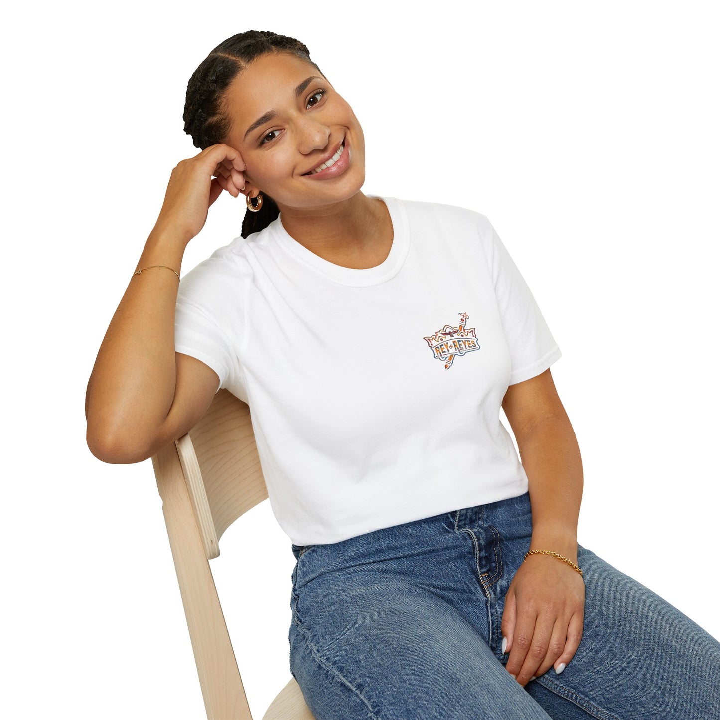 Rey de Reyes Unisex Softstyle T-Shirt - Casual Graphic Tee for Everyday Wear