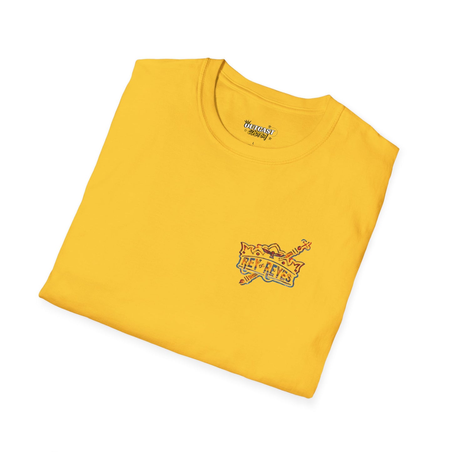 Rey de Reyes Unisex Softstyle T-Shirt - Casual Graphic Tee for Everyday Wear
