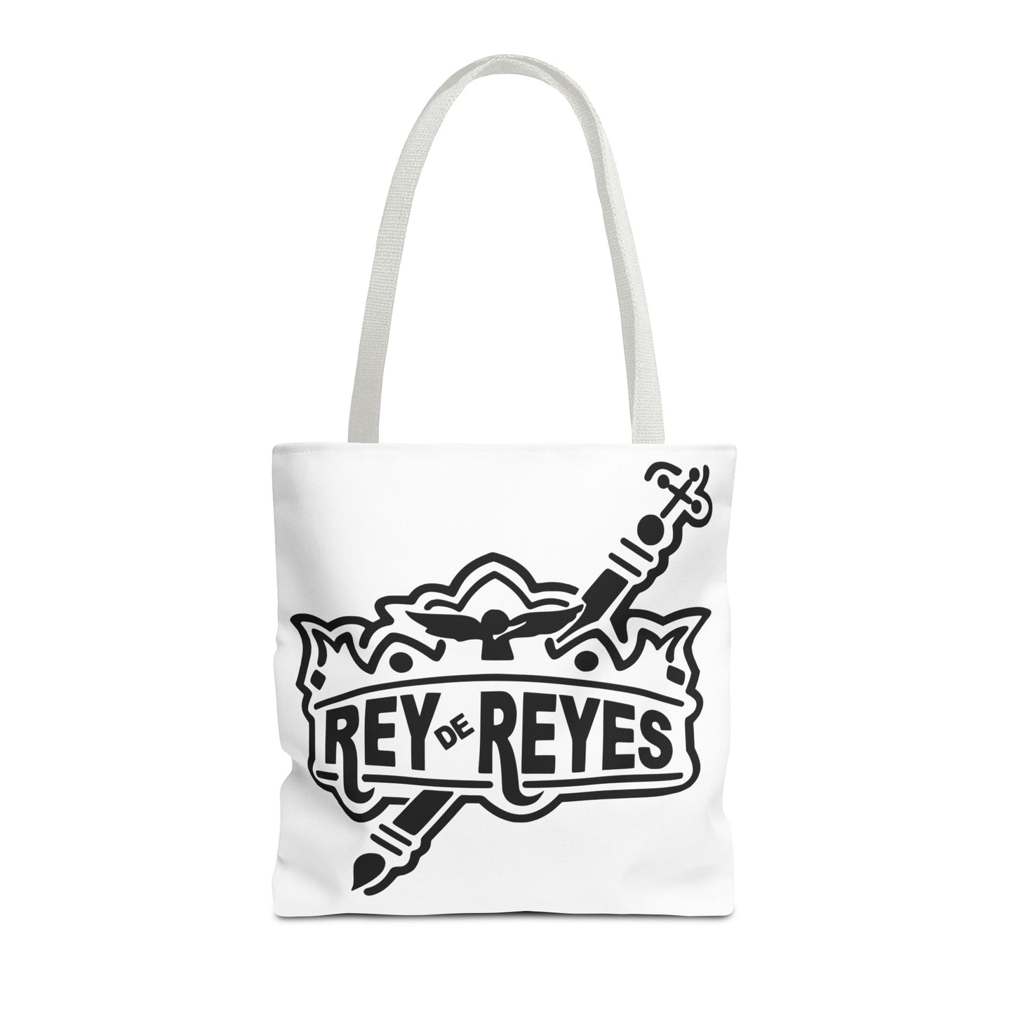 Inspirational Faith Tote Bag | Rey de Reyes Design | Perfect for Everyday Use