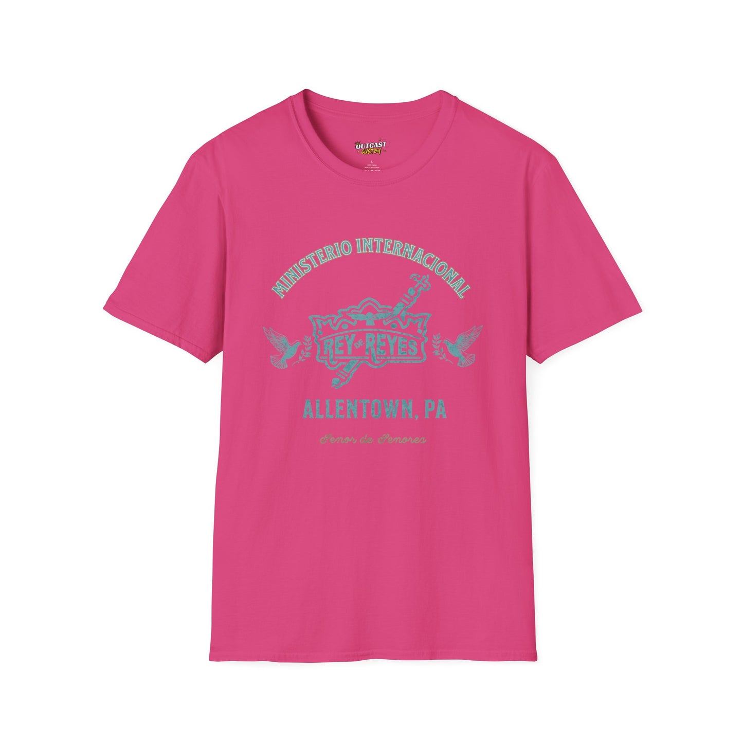 Unisex Softstyle T-Shirt - 'Ministerio Internacional Rey Reyes' Graphic Tee