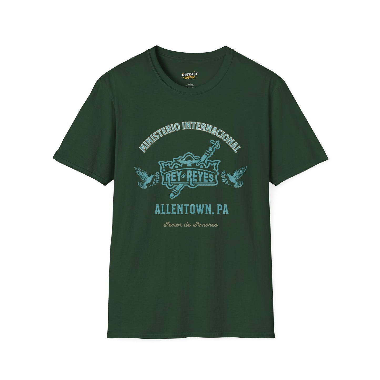 Unisex Softstyle T-Shirt - 'Ministerio Internacional Rey Reyes' Graphic Tee