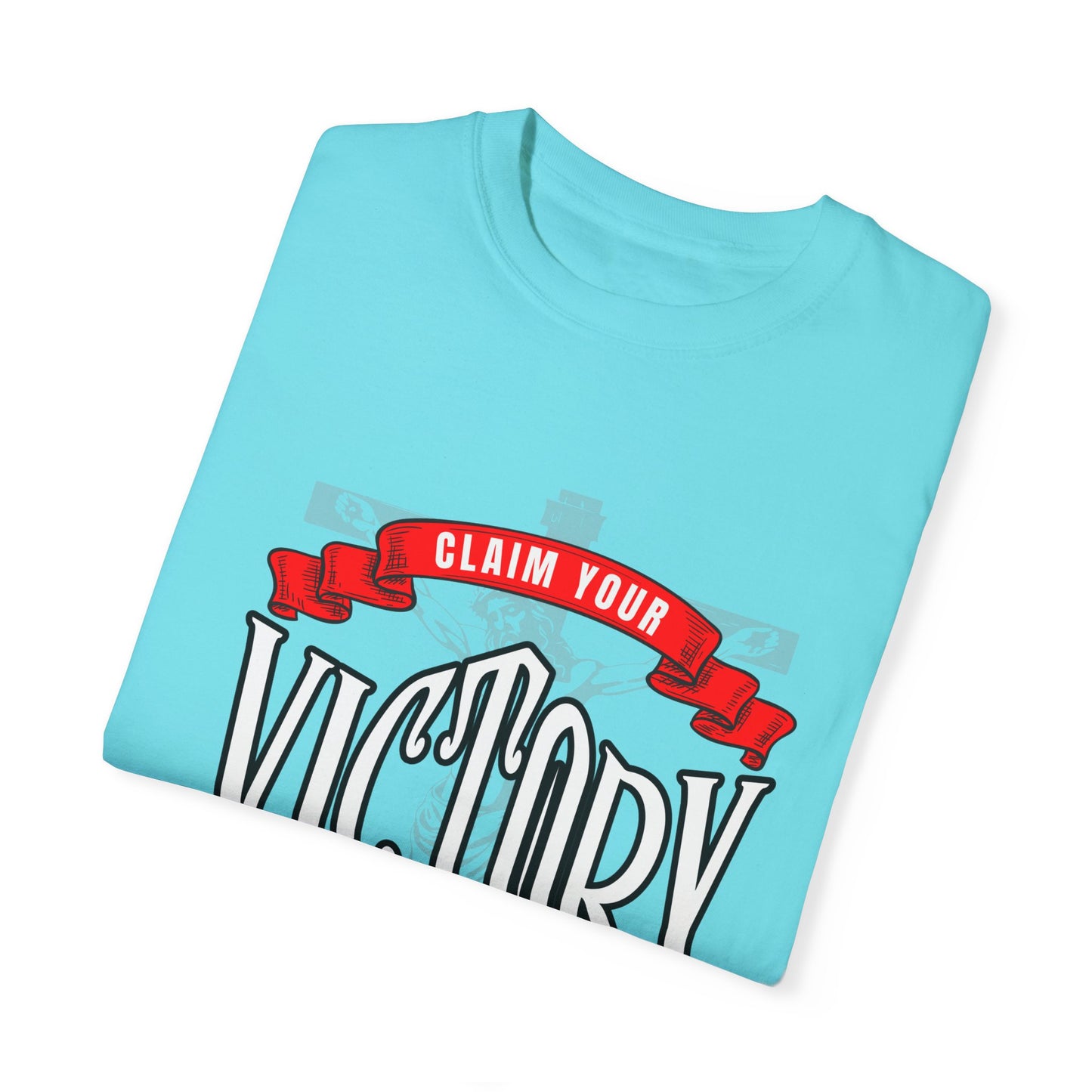Victory in Christ Unisex Garment-Dyed T-Shirt