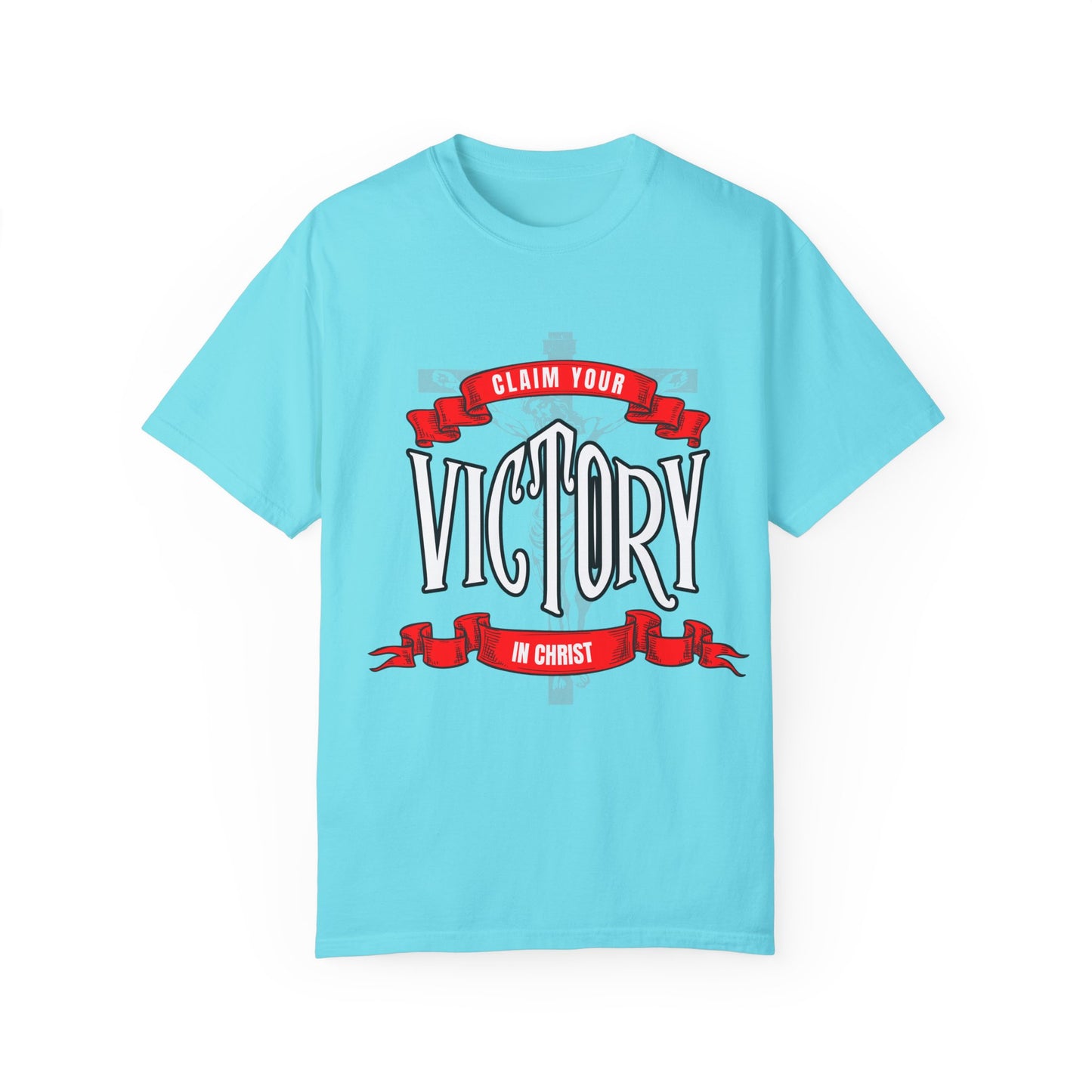 Victory in Christ Unisex Garment-Dyed T-Shirt