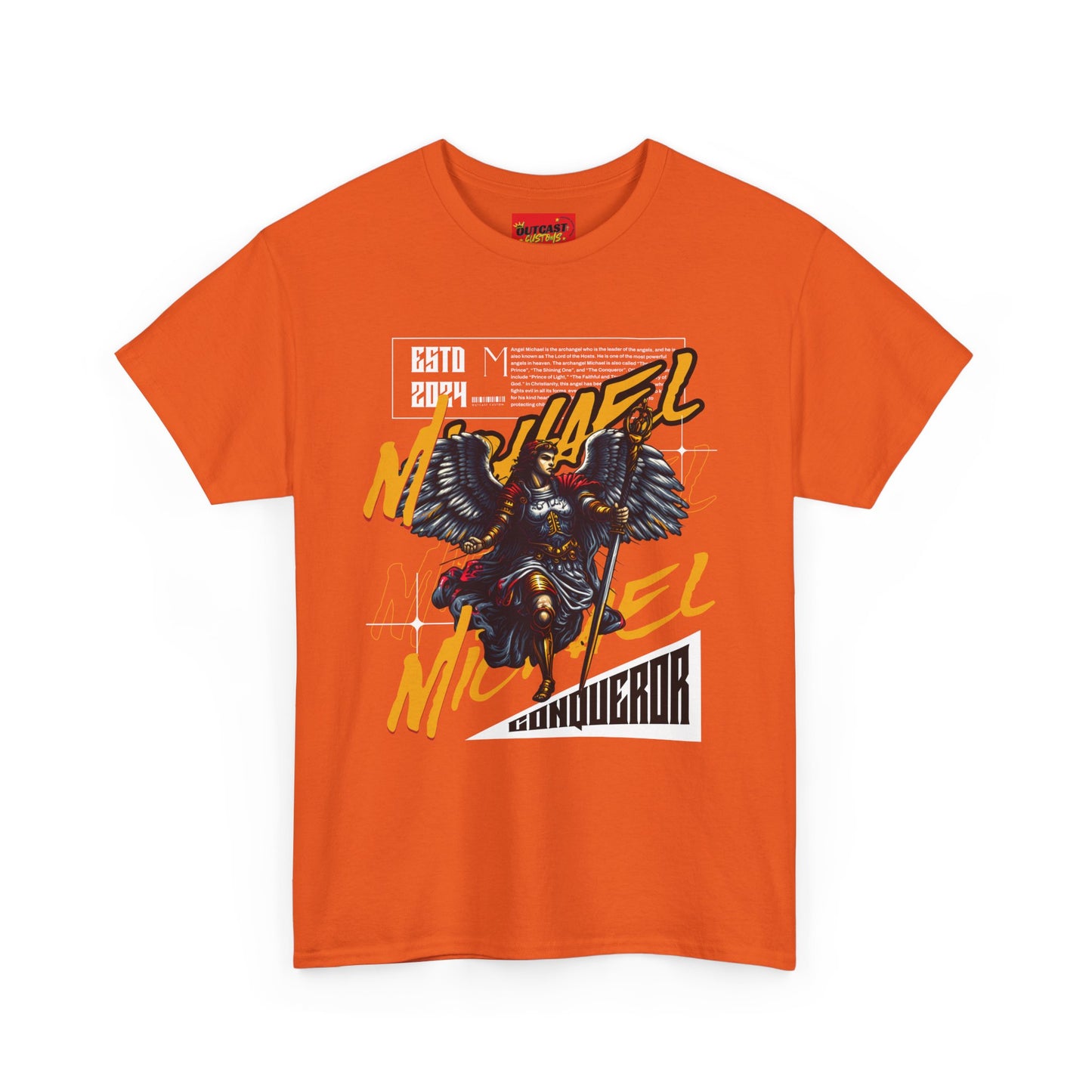 Angel Michael leader of the angels, Unisex Cotton T-Shirt, Casual Wear, Gift for Fans, Birthday Apparel,fath