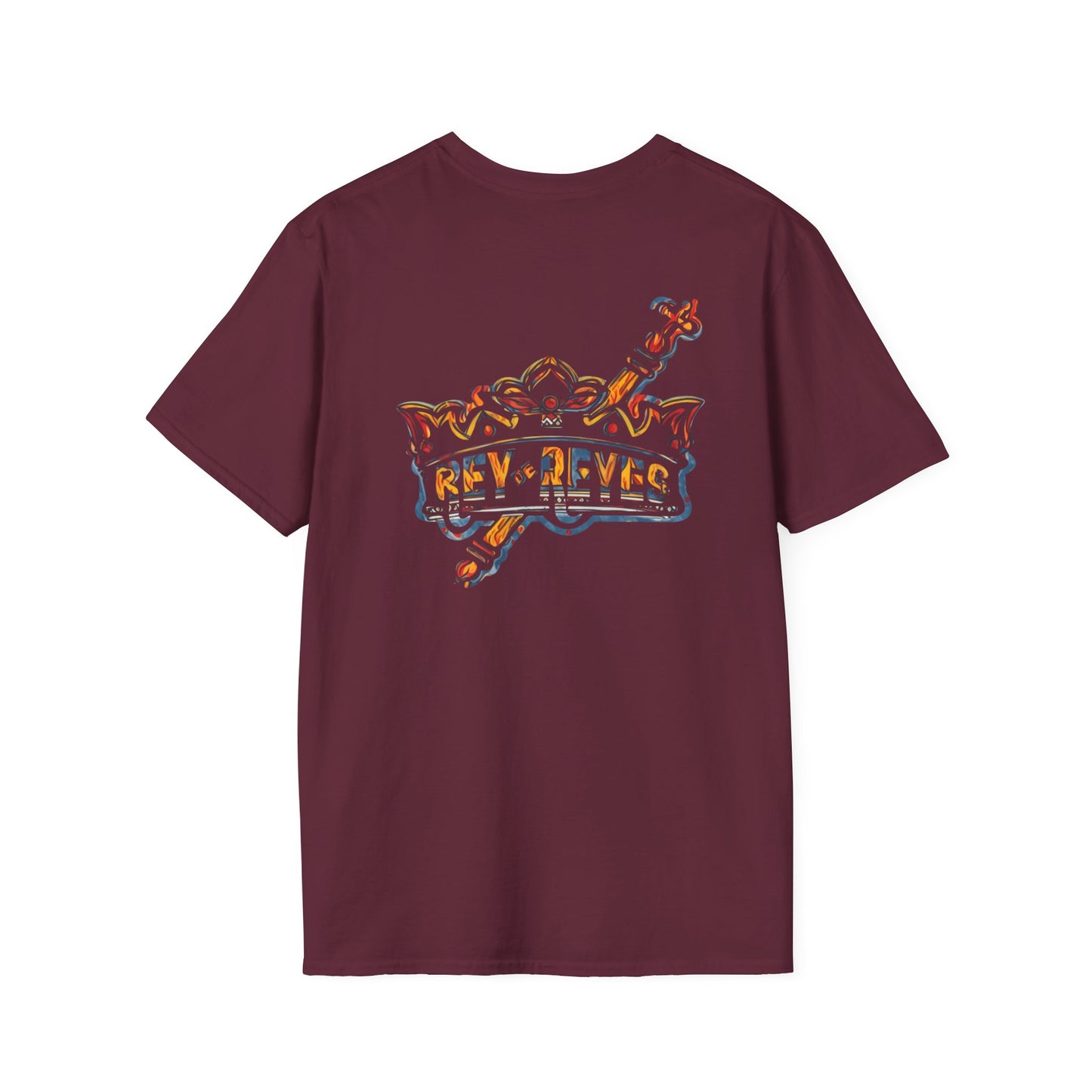 Rey de Reyes Unisex Softstyle T-Shirt - Casual Graphic Tee for Everyday Wear