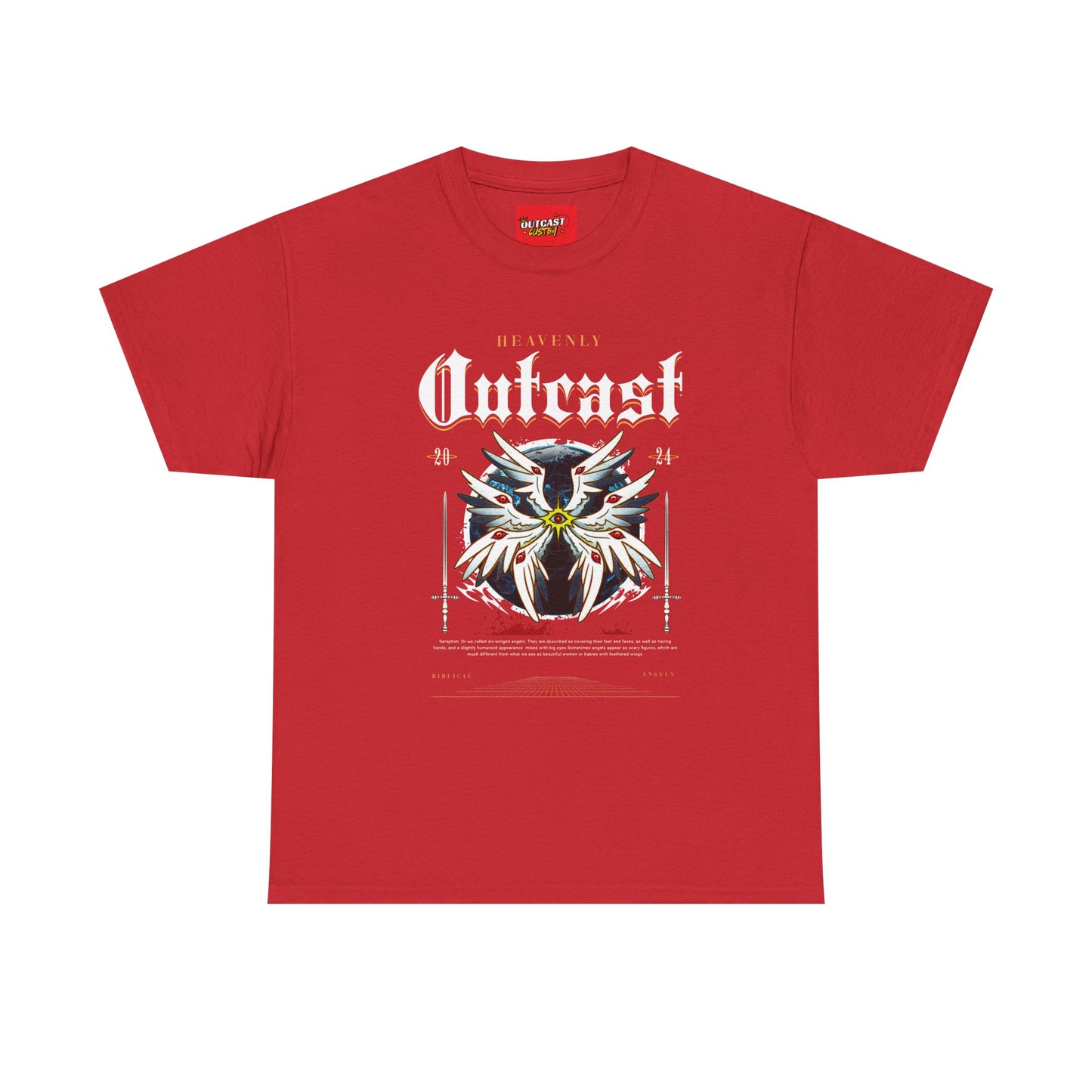 Heavenly Outcast Angle, Casual Wear, Gift for Him/Her, Perfect for Festivals, Everyday Style, Comfortable Apparel