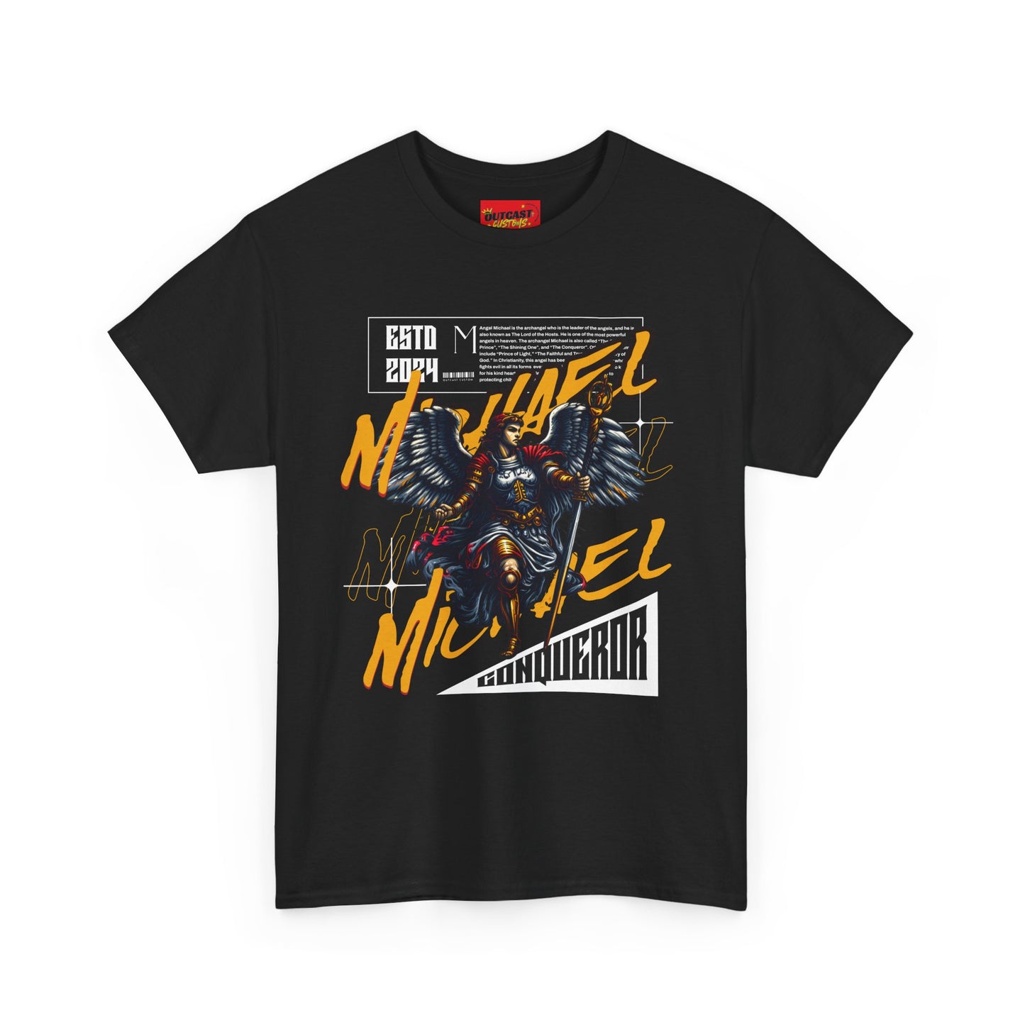 Angel Michael leader of the angels, Unisex Cotton T-Shirt, Casual Wear, Gift for Fans, Birthday Apparel,fath