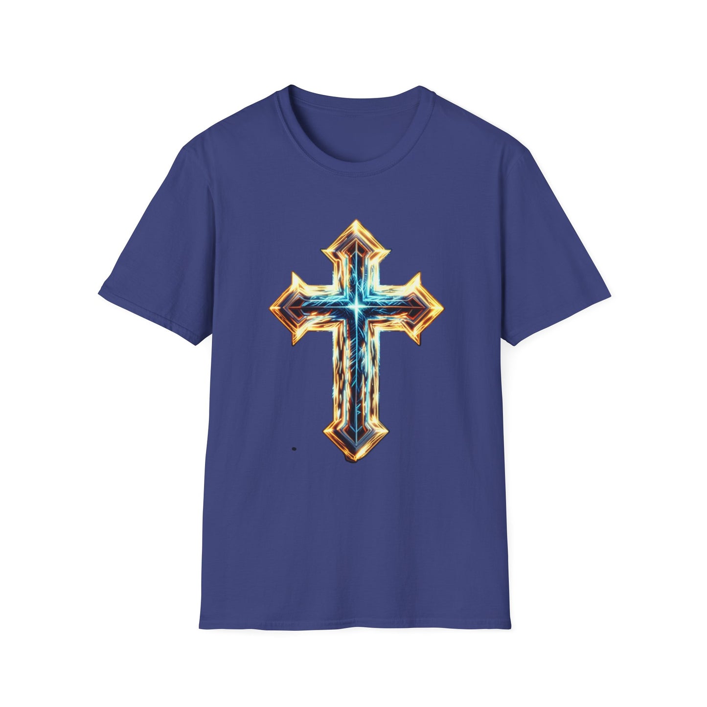 Cross Design Unisex T-Shirt | Spiritual Apparel | Faith-Based Gift for Holidays, Casual Wear, Affirmation Tee