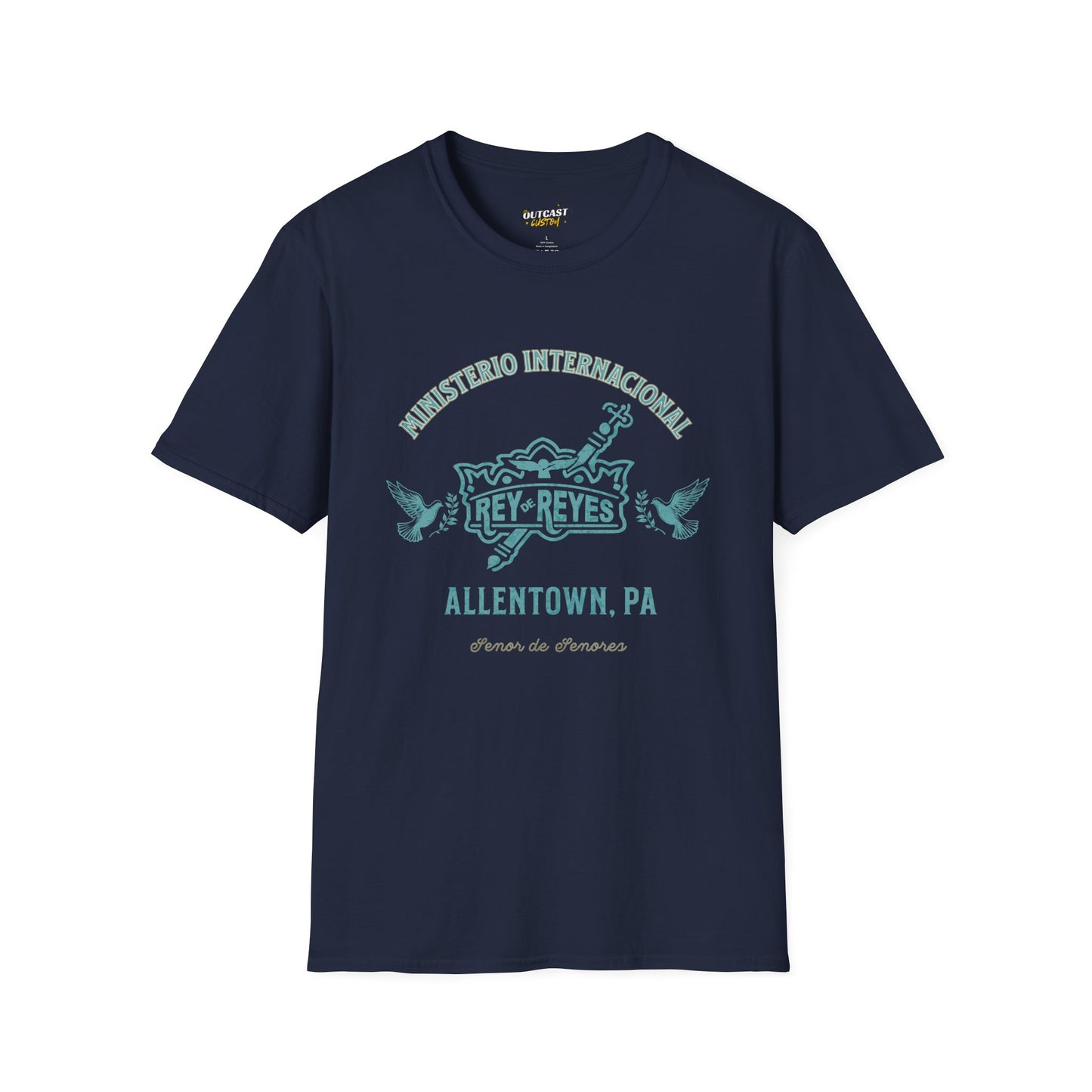 Unisex Softstyle T-Shirt - 'Ministerio Internacional Rey Reyes' Graphic Tee