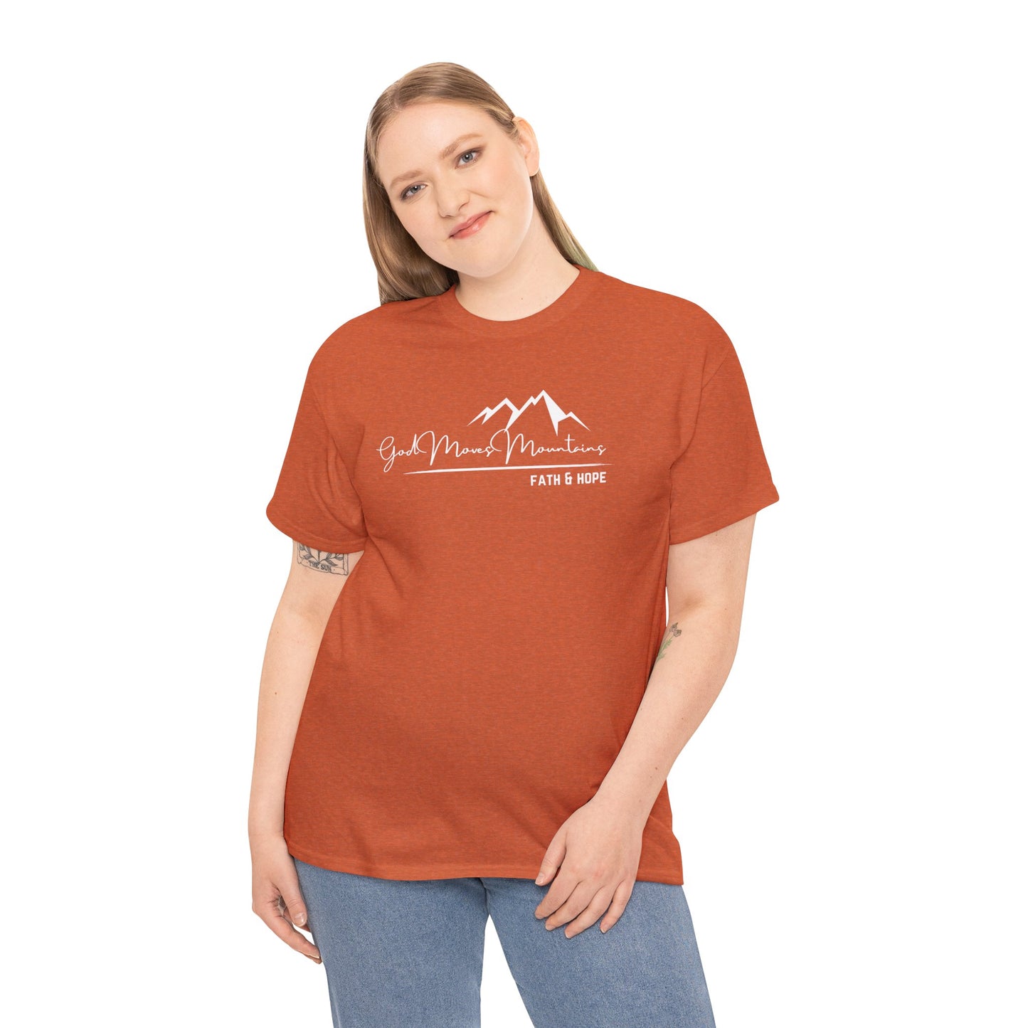 Faith & Hope Unisex Heavy Cotton Tee - Outdoor Vibes