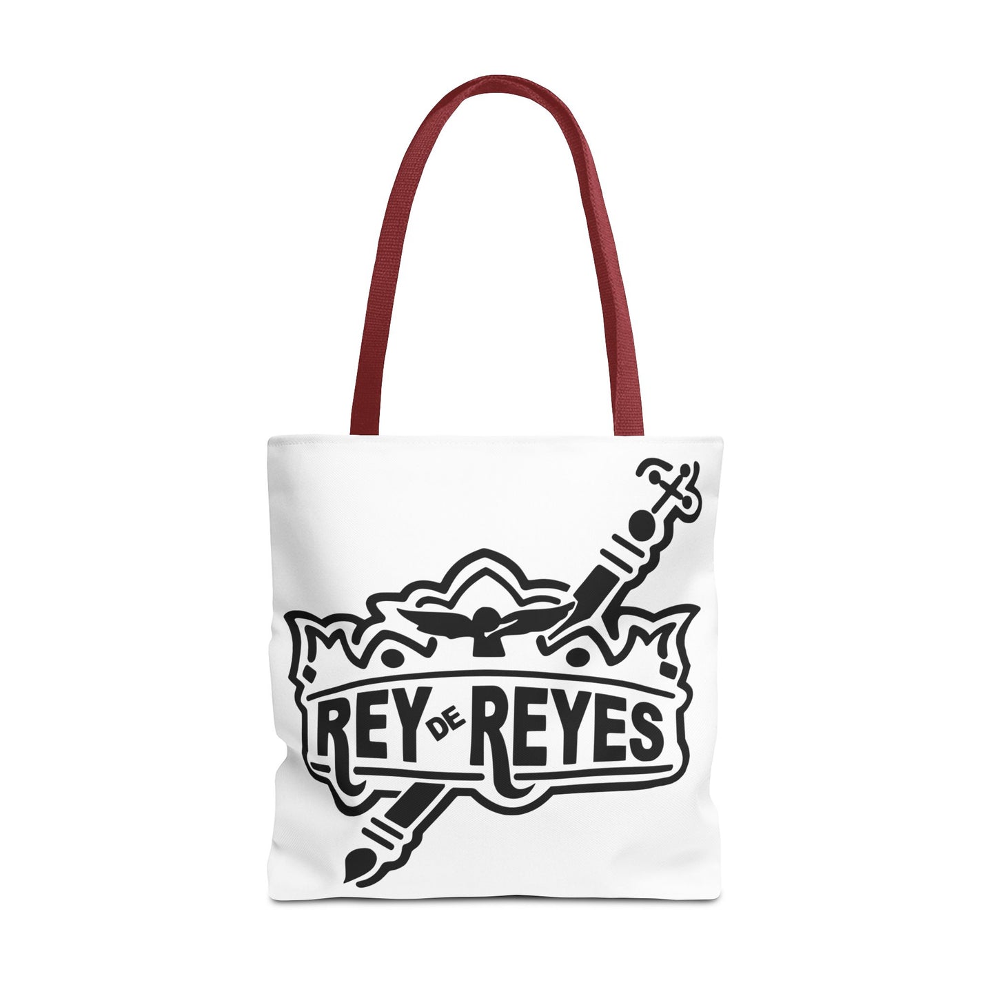 Inspirational Faith Tote Bag | Rey de Reyes Design | Perfect for Everyday Use