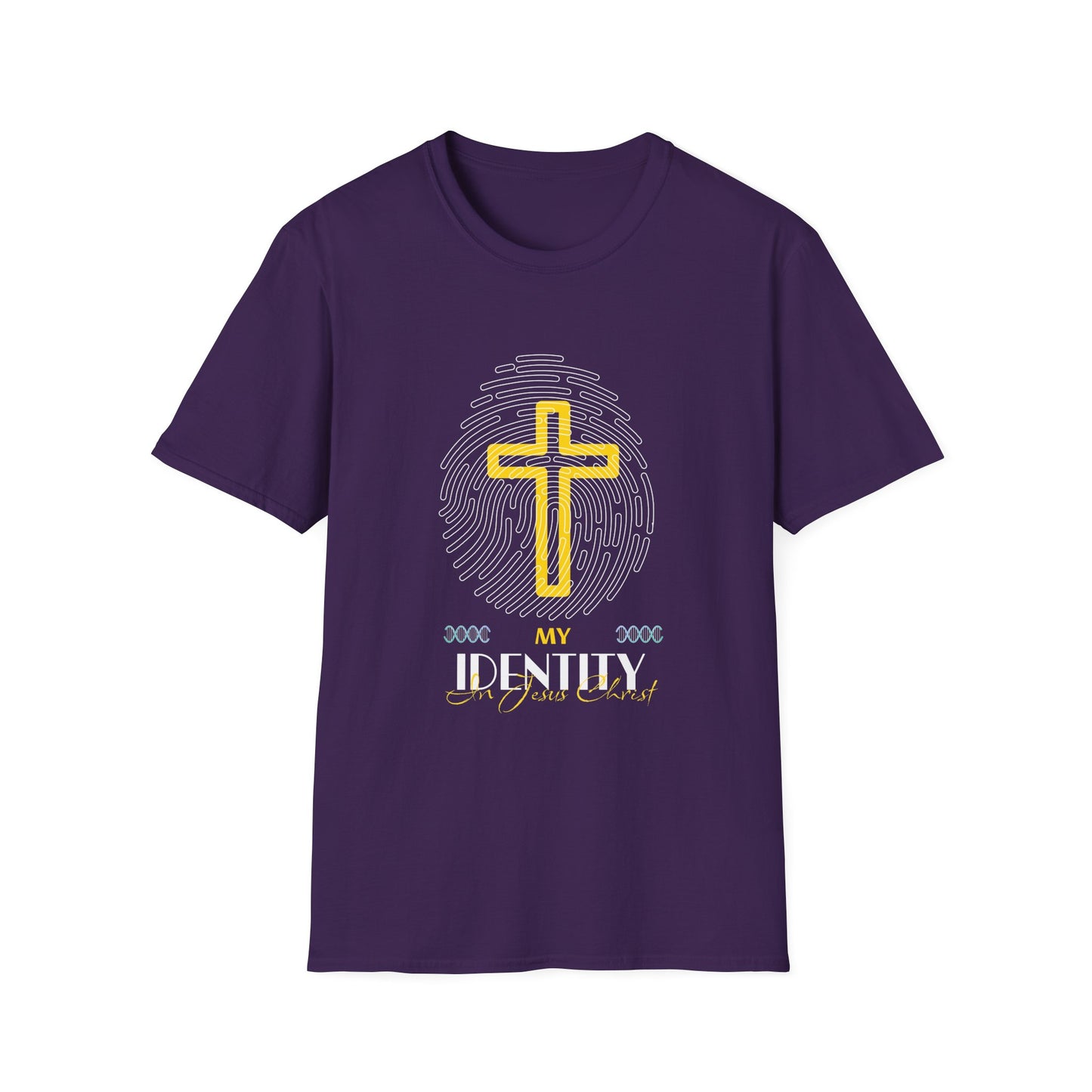 My Identity Unisex Softstyle T-Shirt - Faith Inspired Graphic Tee