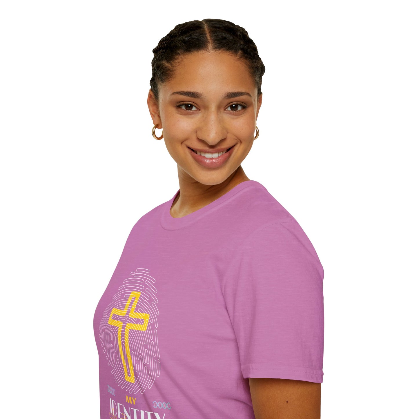 My Identity Unisex Softstyle T-Shirt - Faith Inspired Graphic Tee