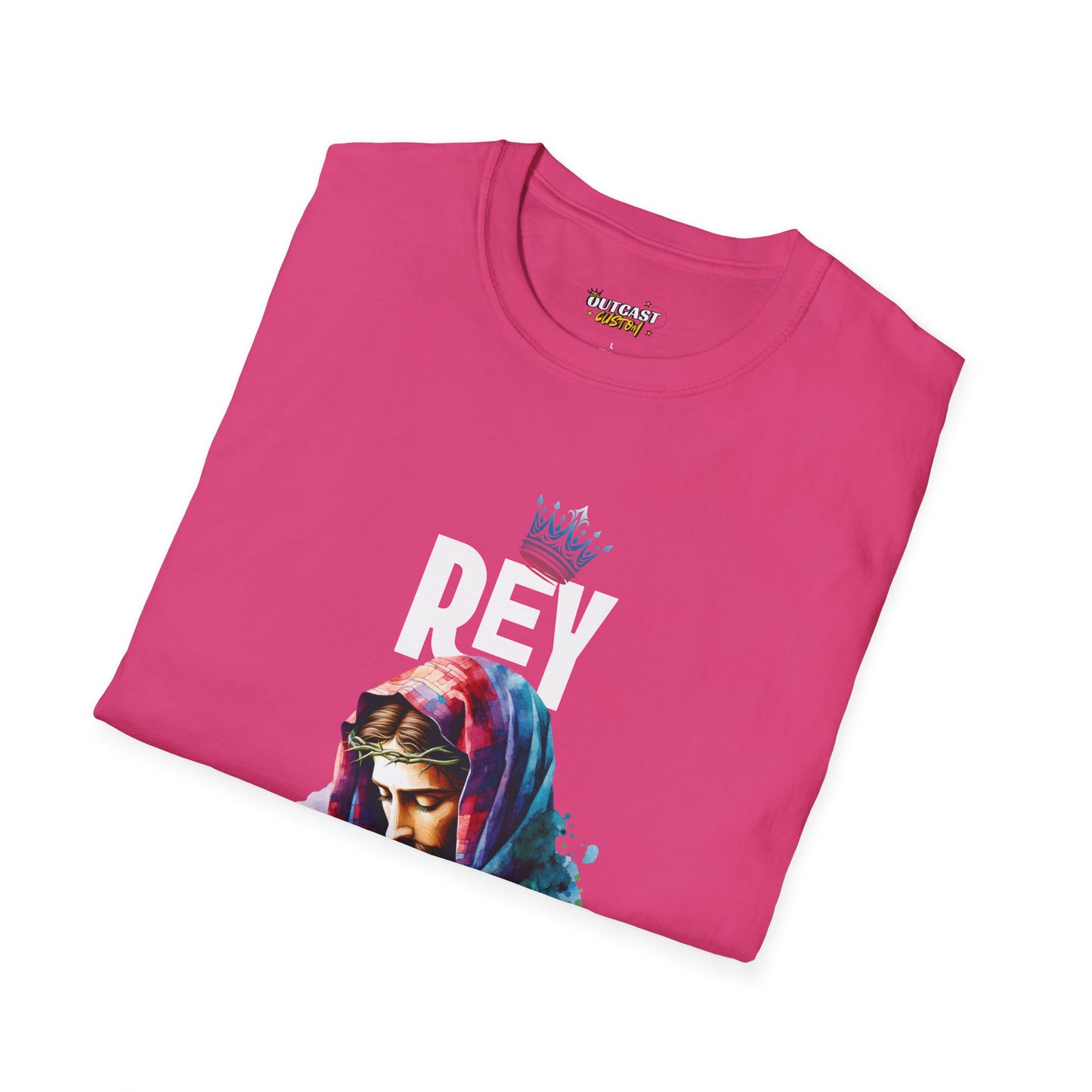 Unisex Softstyle T-Shirt - Rey Reyes Colorful Graphic Tee