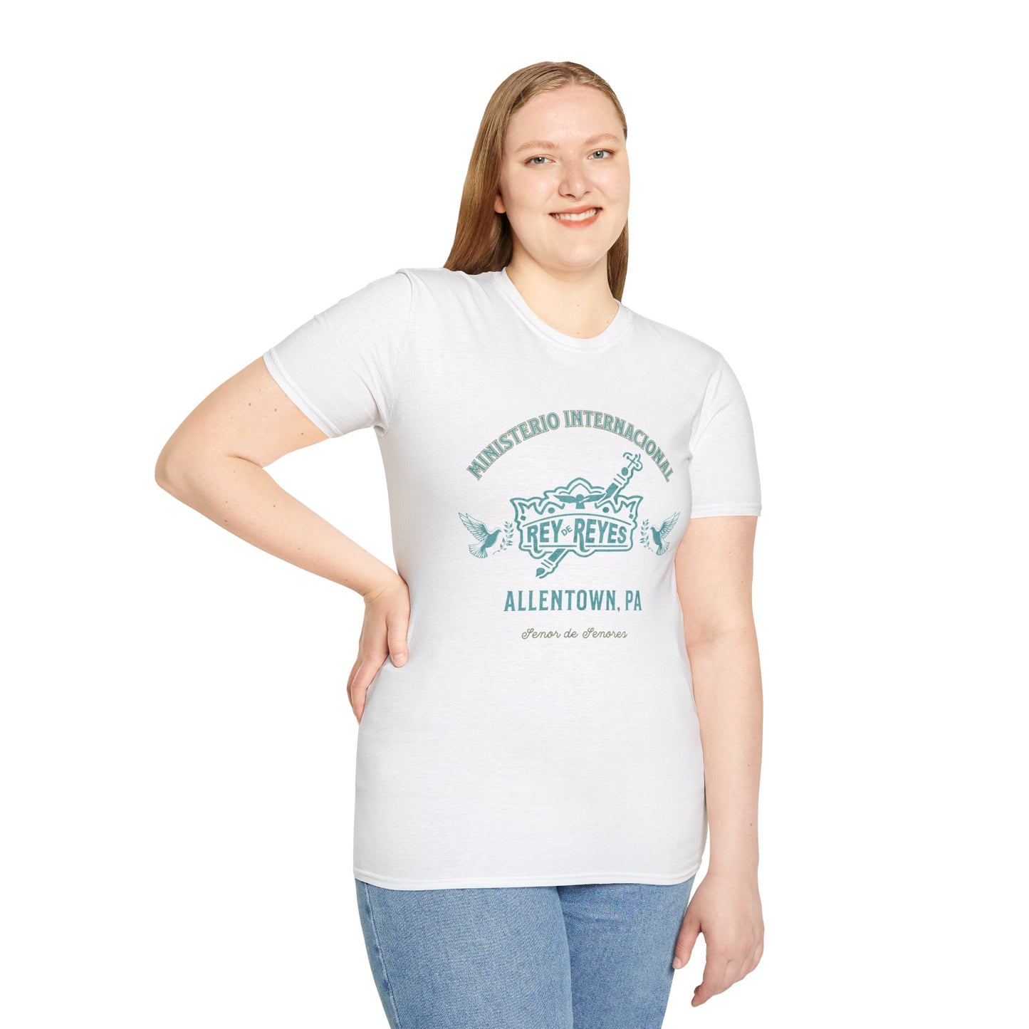 Unisex Softstyle T-Shirt - 'Ministerio Internacional Rey Reyes' Graphic Tee