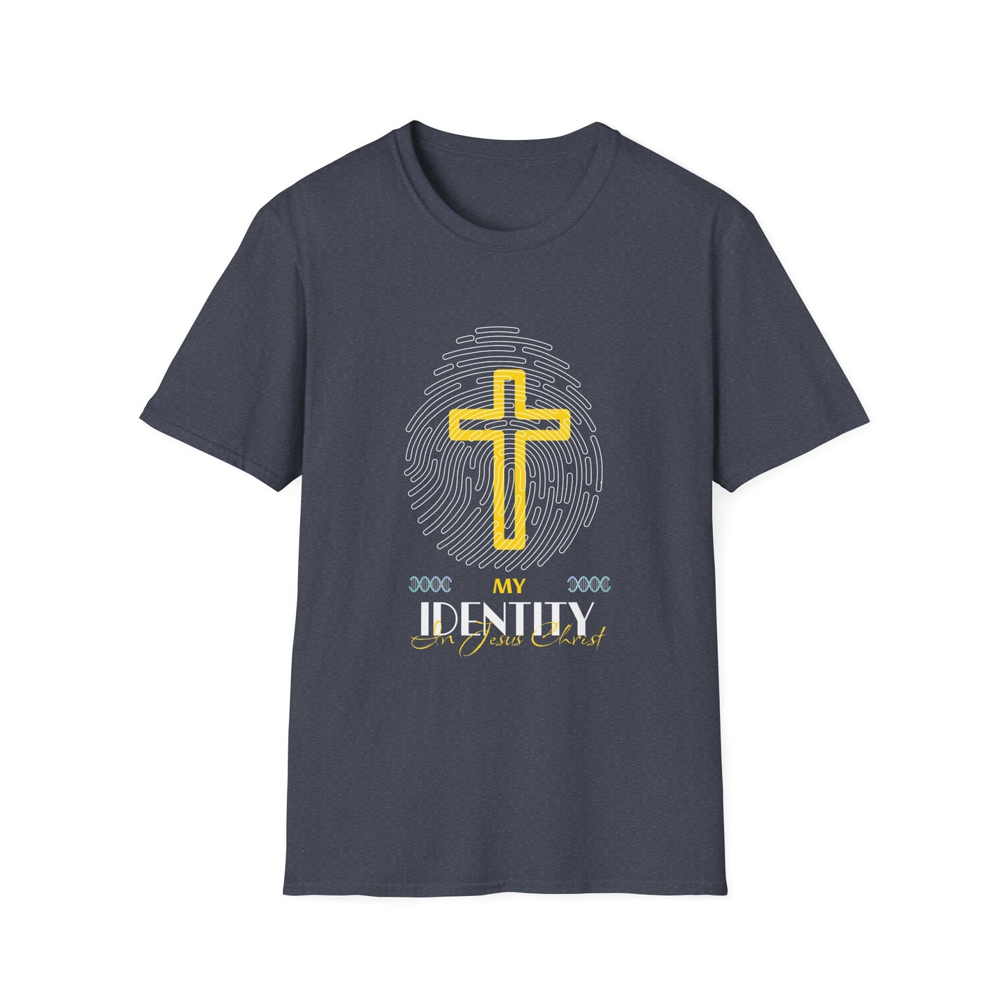 My Identity Unisex Softstyle T-Shirt - Faith Inspired Graphic Tee