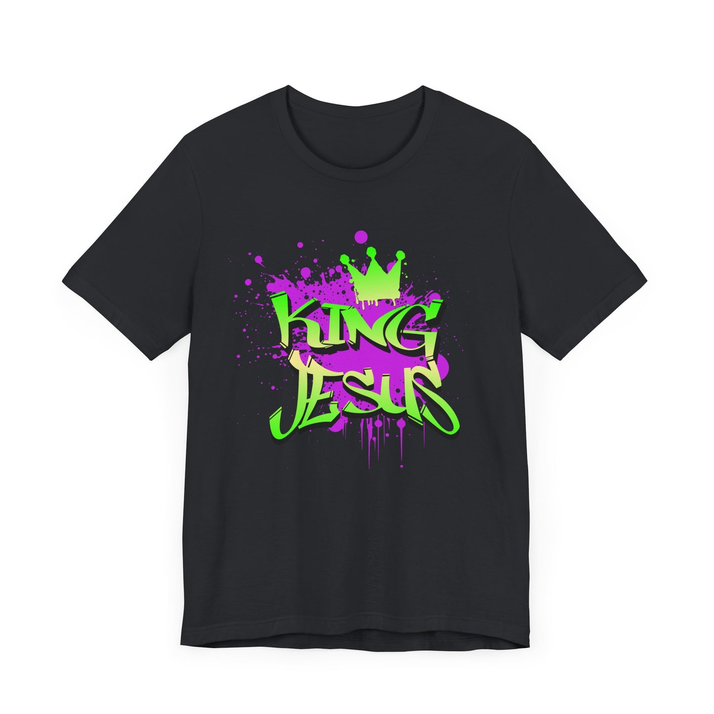 King Jesus Graphic Tee - Unisex Jersey Short Sleeve T-Shirt for Faith and Style