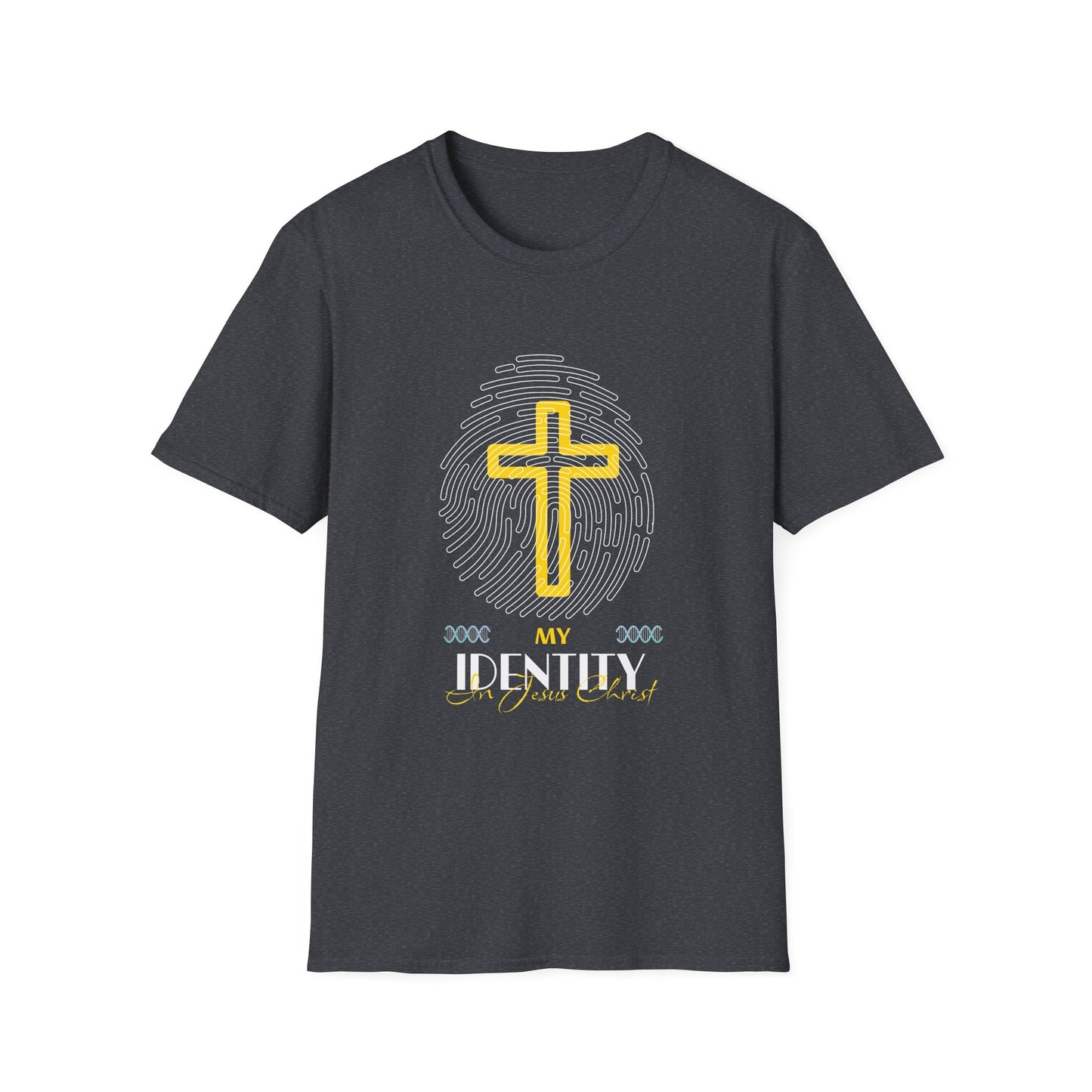 My Identity Unisex Softstyle T-Shirt - Faith Inspired Graphic Tee