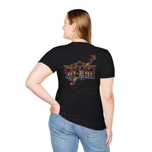 Rey de Reyes Unisex Softstyle T-Shirt - Casual Graphic Tee for Everyday Wear