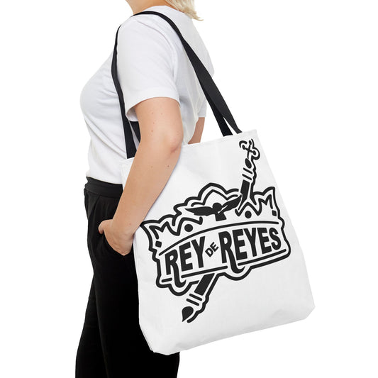 Inspirational Faith Tote Bag | Rey de Reyes Design | Perfect for Everyday Use