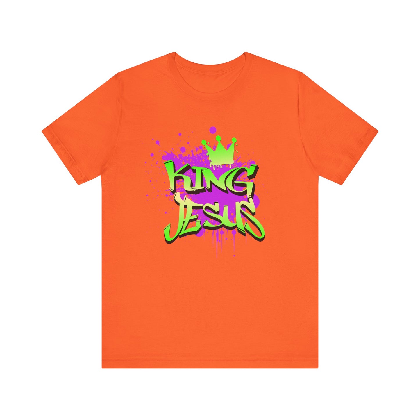 King Jesus Graphic Tee - Unisex Jersey Short Sleeve T-Shirt for Faith and Style