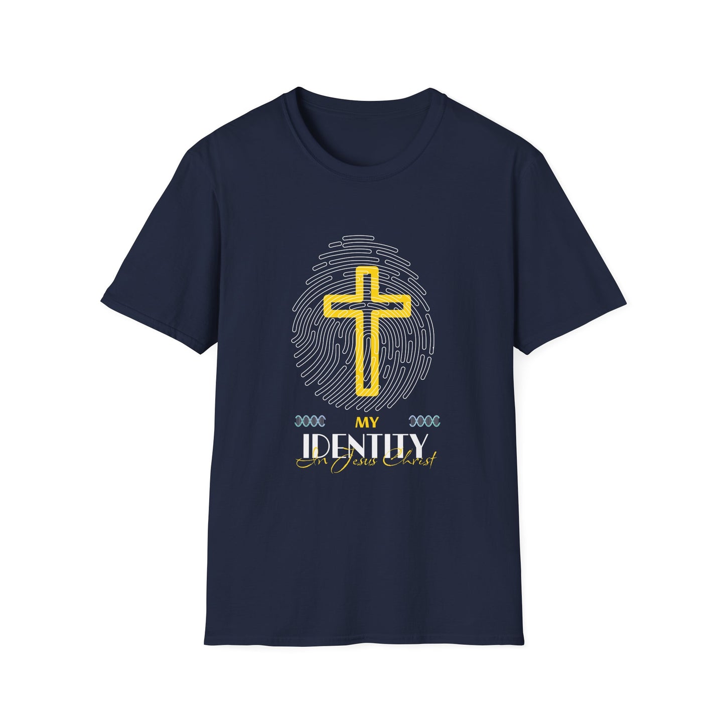 My Identity Unisex Softstyle T-Shirt - Faith Inspired Graphic Tee