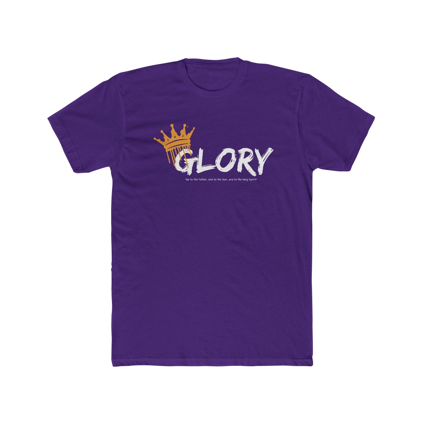 Crown Glory Unisex Cotton Crew Tee - Casual Streetwear