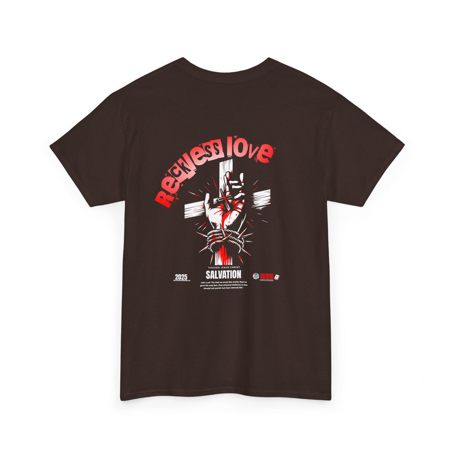 Reckless Love Unisex Heavy Cotton Tee - Stylish Faith-Inspired T-Shirt