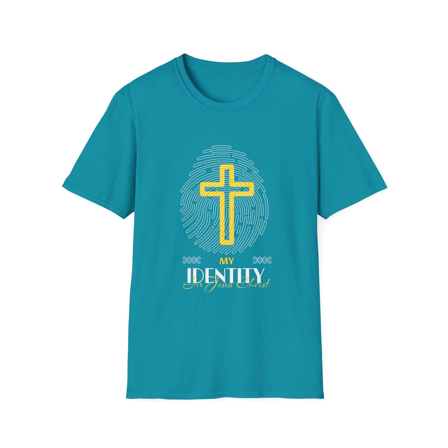 My Identity Unisex Softstyle T-Shirt - Faith Inspired Graphic Tee