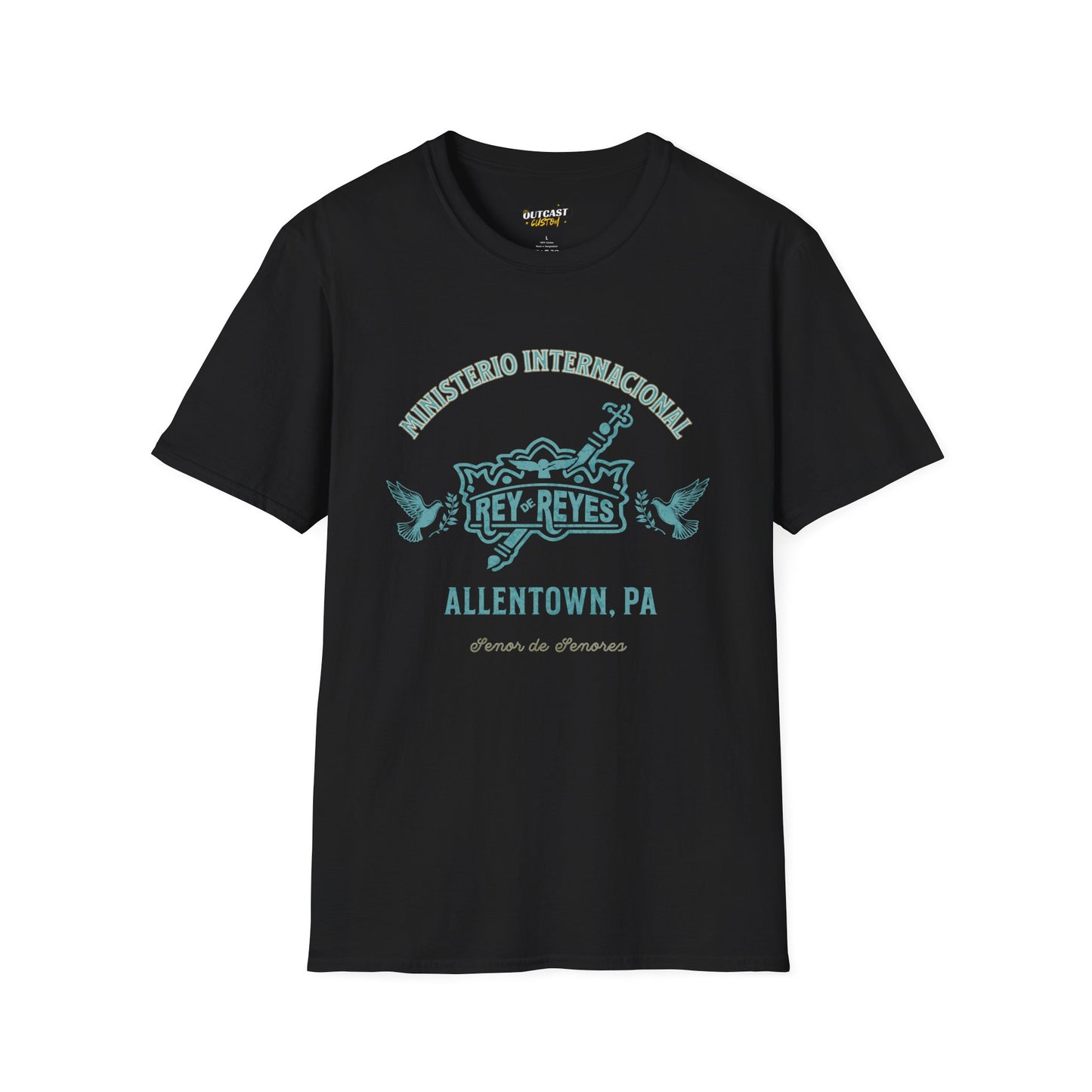 Unisex Softstyle T-Shirt - 'Ministerio Internacional Rey Reyes' Graphic Tee