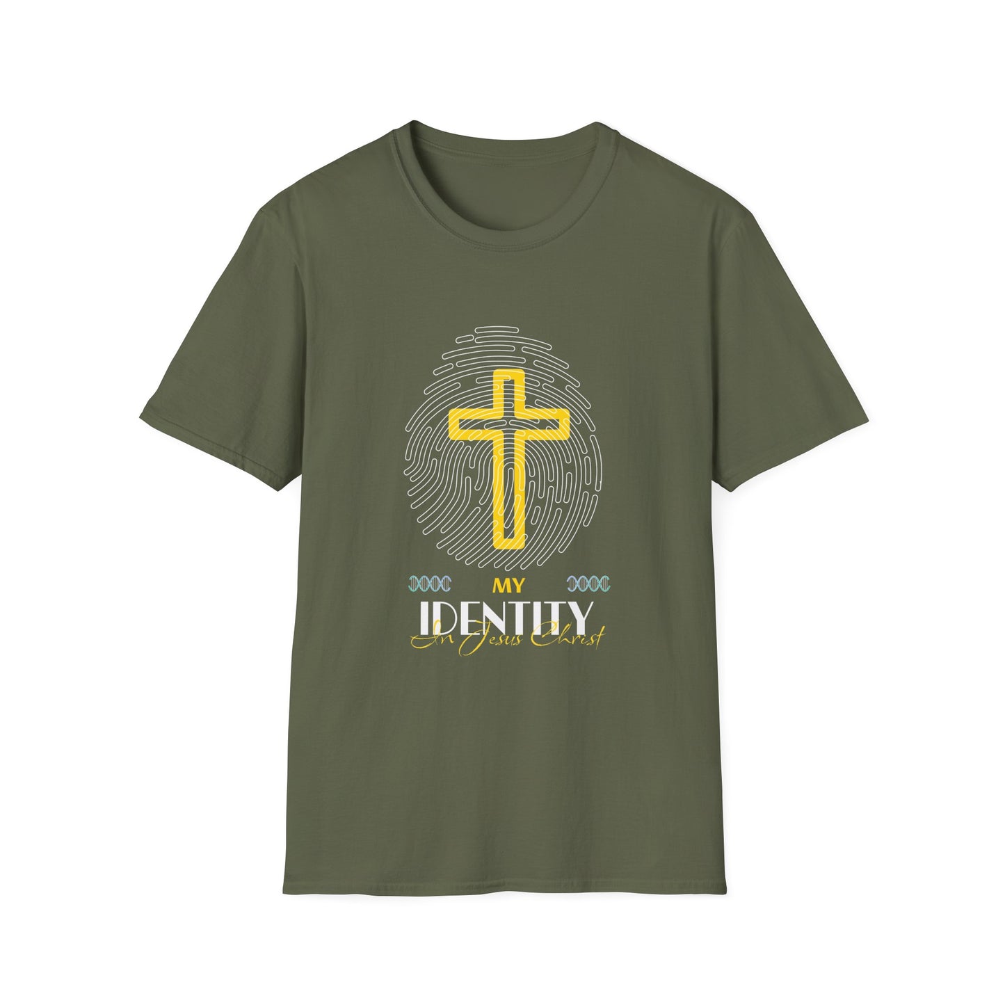 My Identity Unisex Softstyle T-Shirt - Faith Inspired Graphic Tee