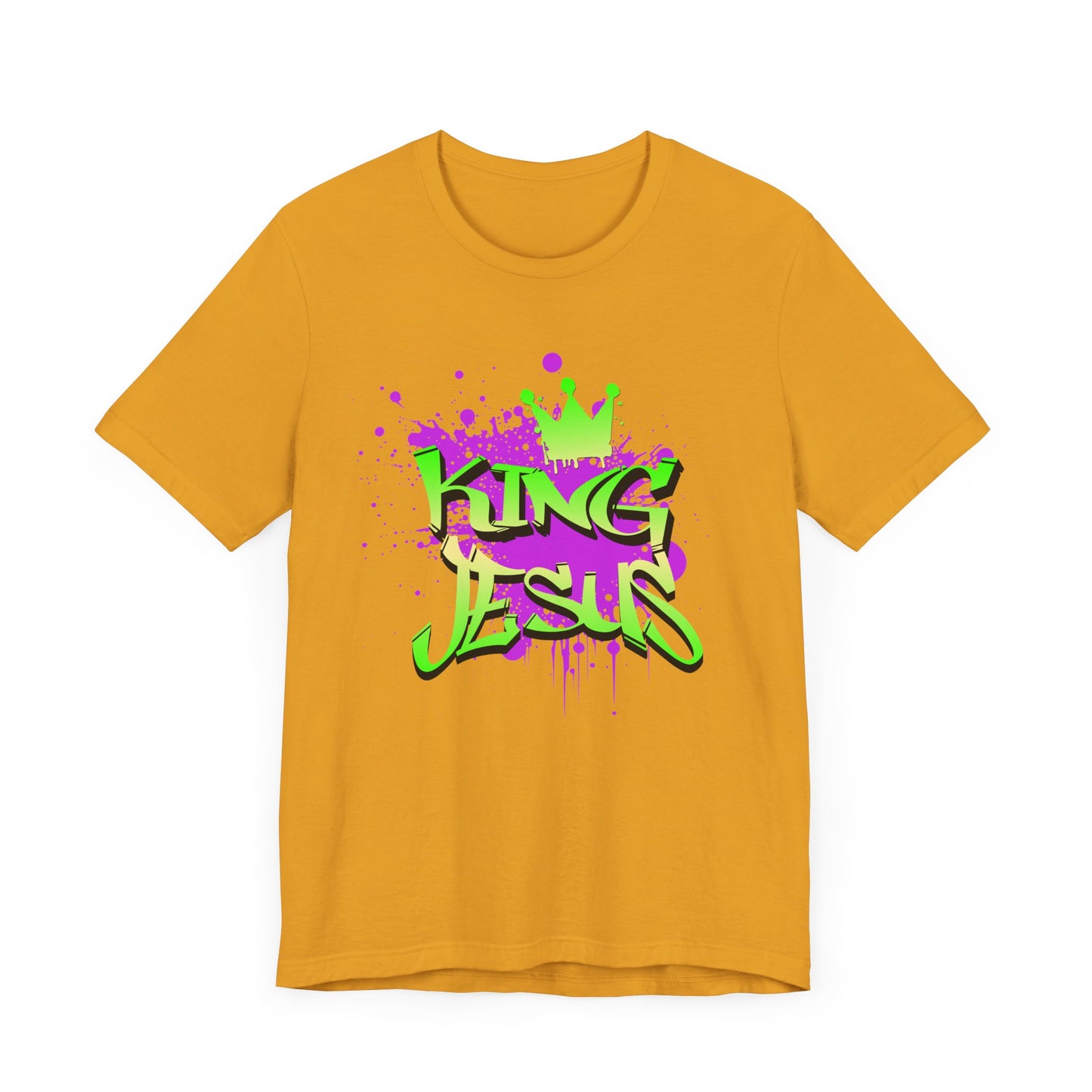 King Jesus Graphic Tee - Unisex Jersey Short Sleeve T-Shirt for Faith and Style