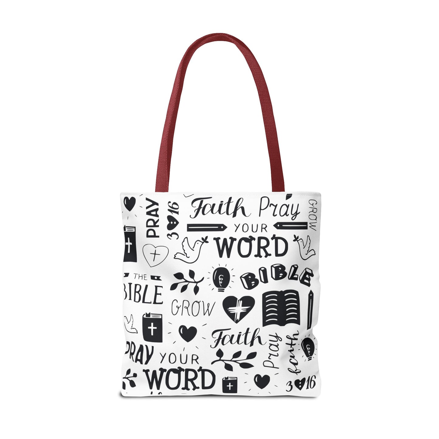 Inspirational Faith Tote Bag | Rey de Reyes Design | Perfect for Everyday Use