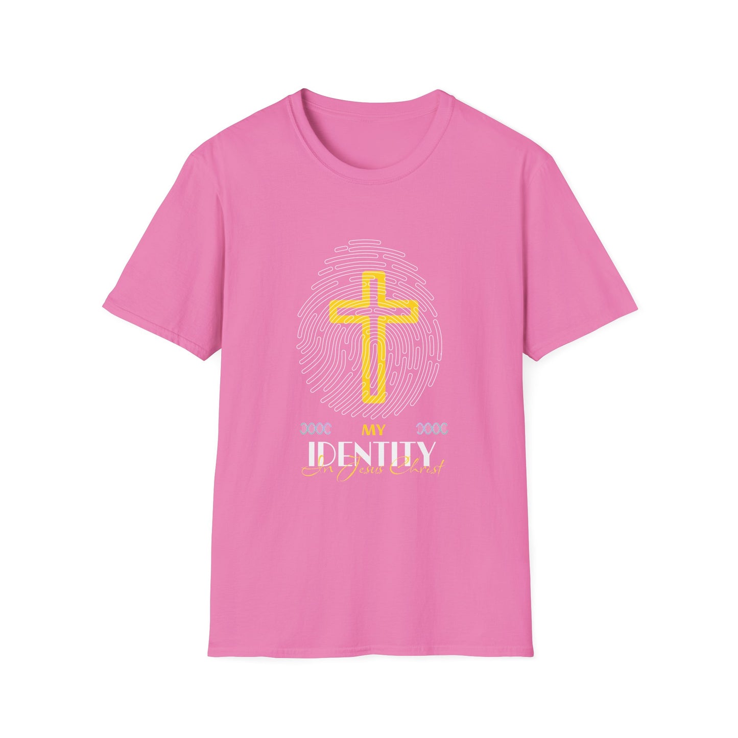 My Identity Unisex Softstyle T-Shirt - Faith Inspired Graphic Tee