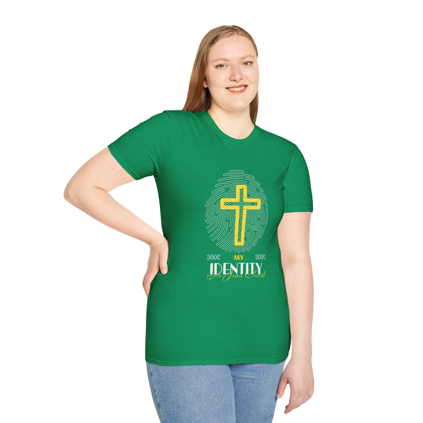 My Identity Unisex Softstyle T-Shirt - Faith Inspired Graphic Tee