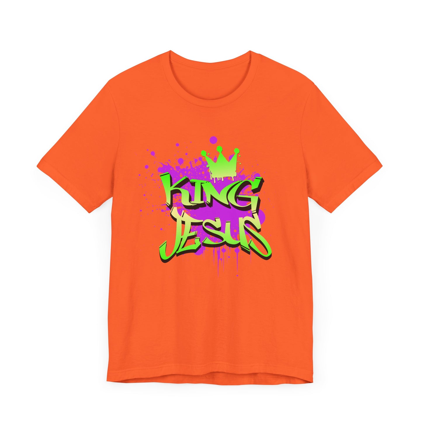 King Jesus Graphic Tee - Unisex Jersey Short Sleeve T-Shirt for Faith and Style