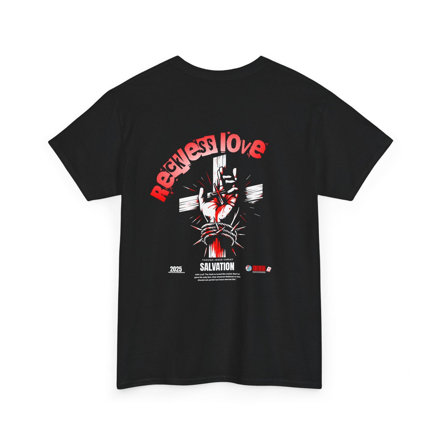 Reckless Love Unisex Heavy Cotton Tee - Stylish Faith-Inspired T-Shirt