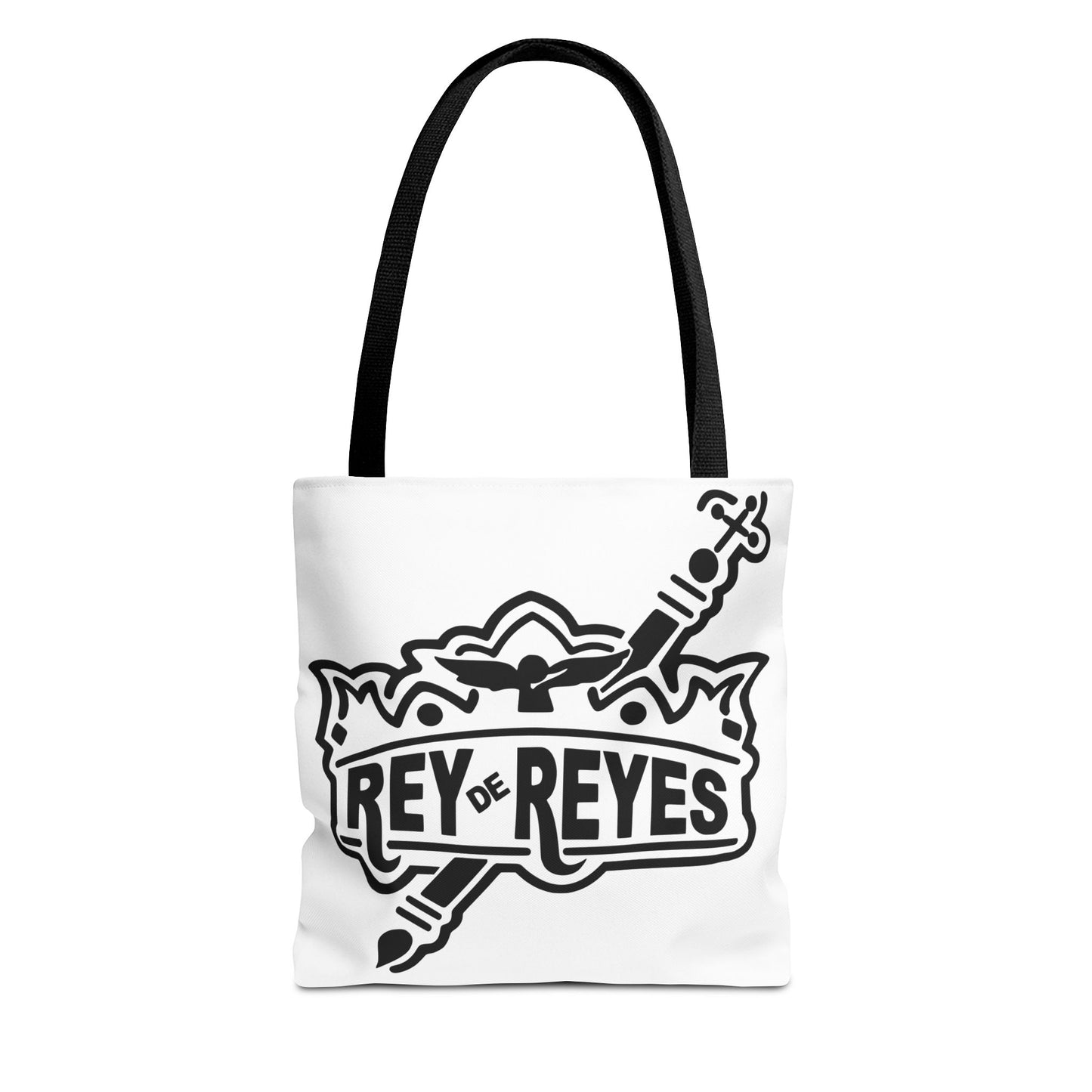 Inspirational Faith Tote Bag | Rey de Reyes Design | Perfect for Everyday Use