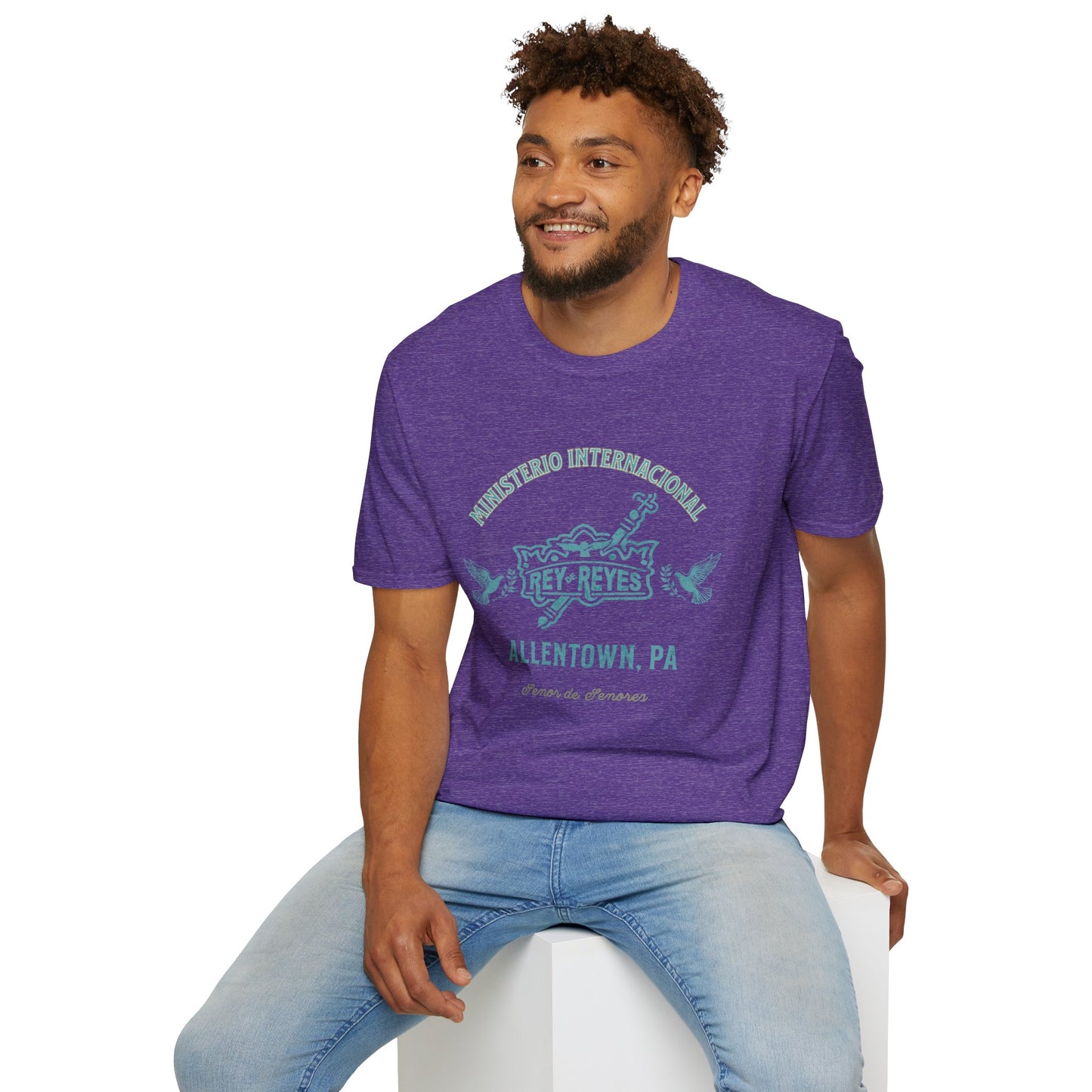 Unisex Softstyle T-Shirt - 'Ministerio Internacional Rey Reyes' Graphic Tee