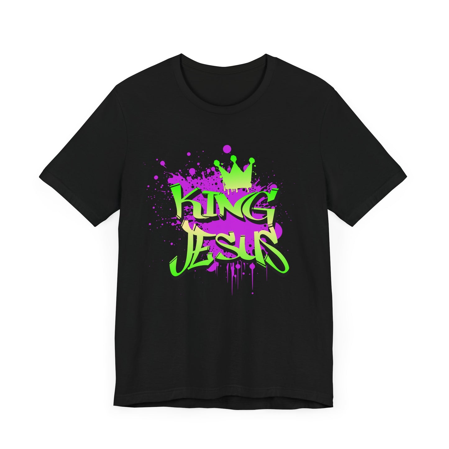 King Jesus Graphic Tee - Unisex Jersey Short Sleeve T-Shirt for Faith and Style