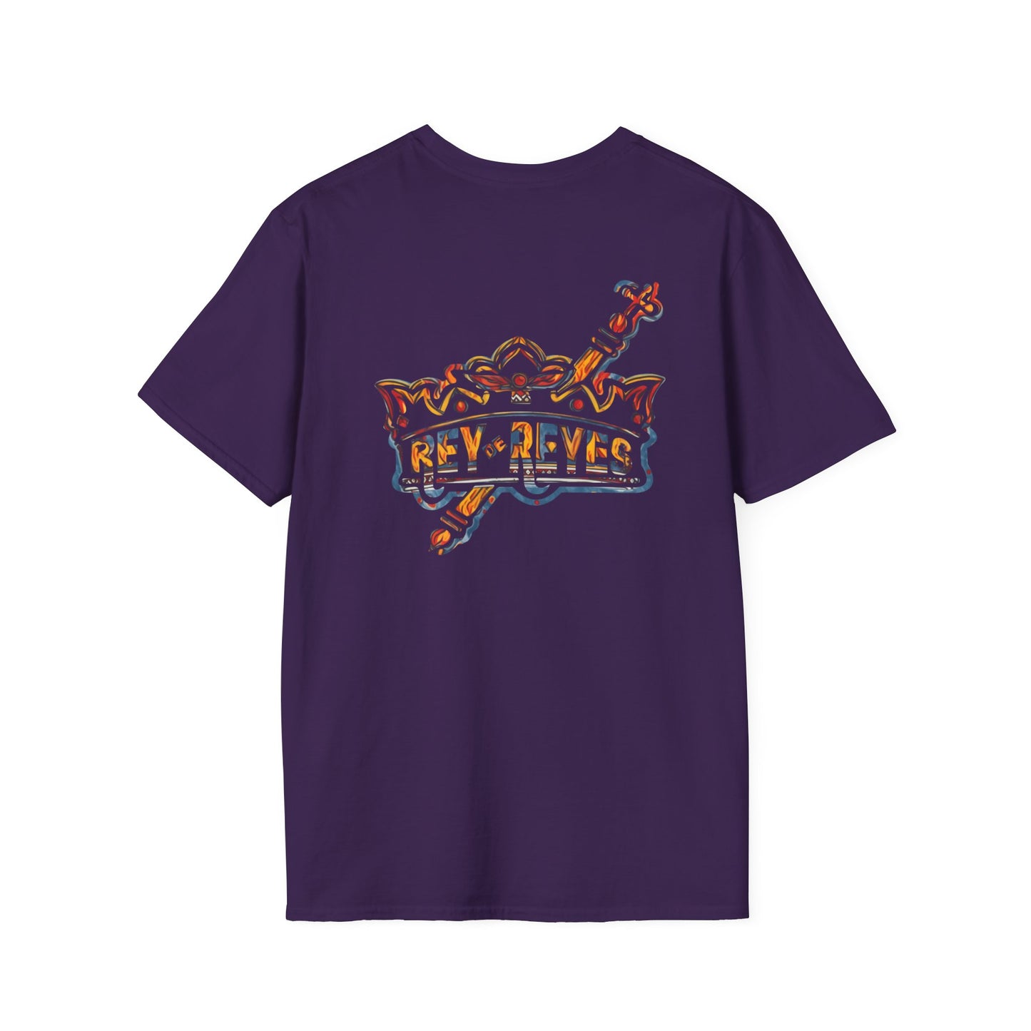 Rey de Reyes Unisex Softstyle T-Shirt - Casual Graphic Tee for Everyday Wear
