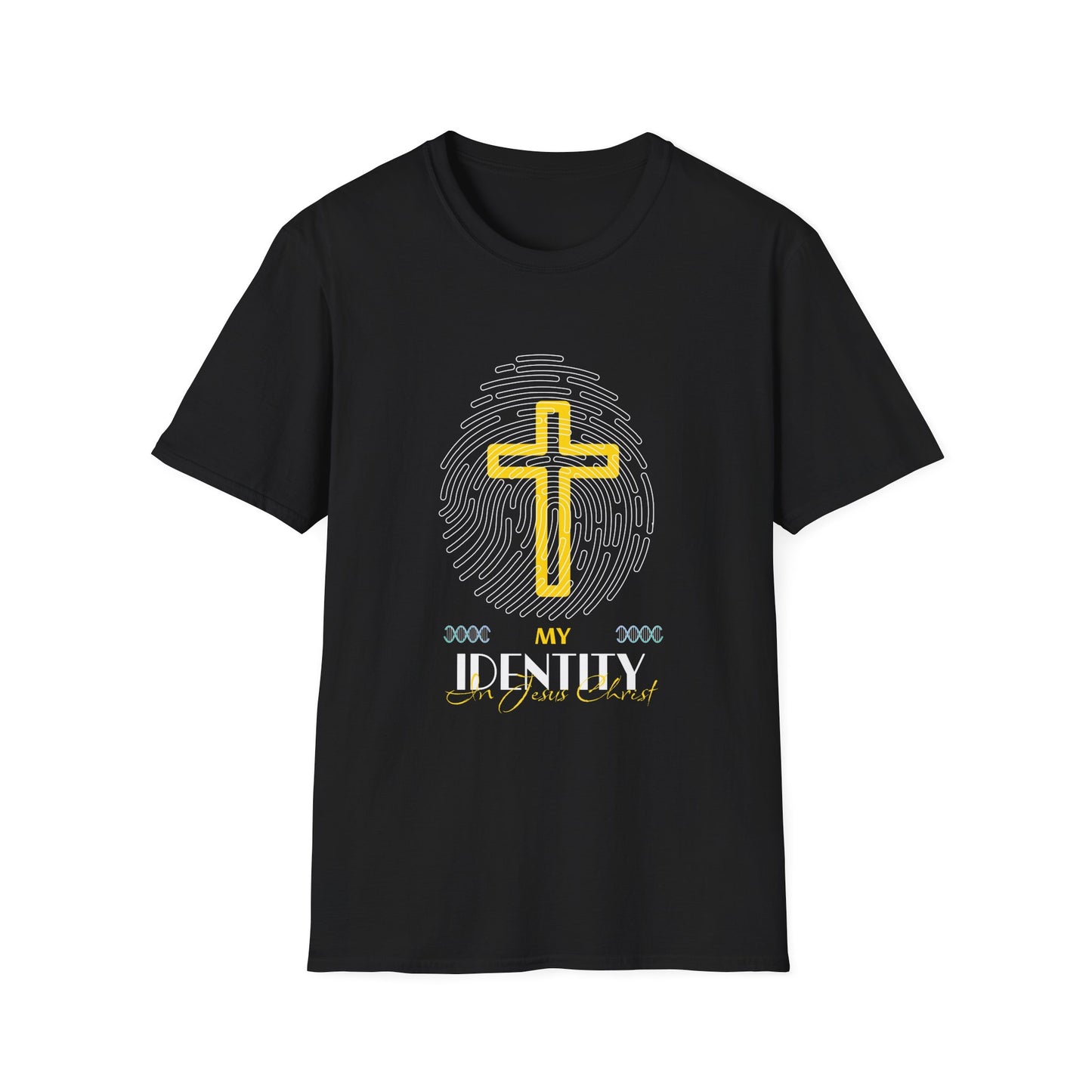 My Identity Unisex Softstyle T-Shirt - Faith Inspired Graphic Tee