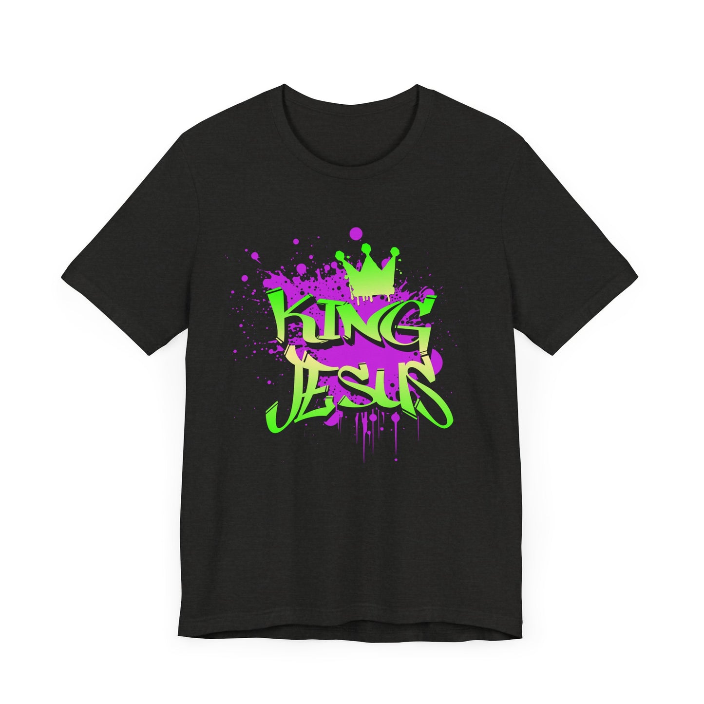 King Jesus Graphic Tee - Unisex Jersey Short Sleeve T-Shirt for Faith and Style